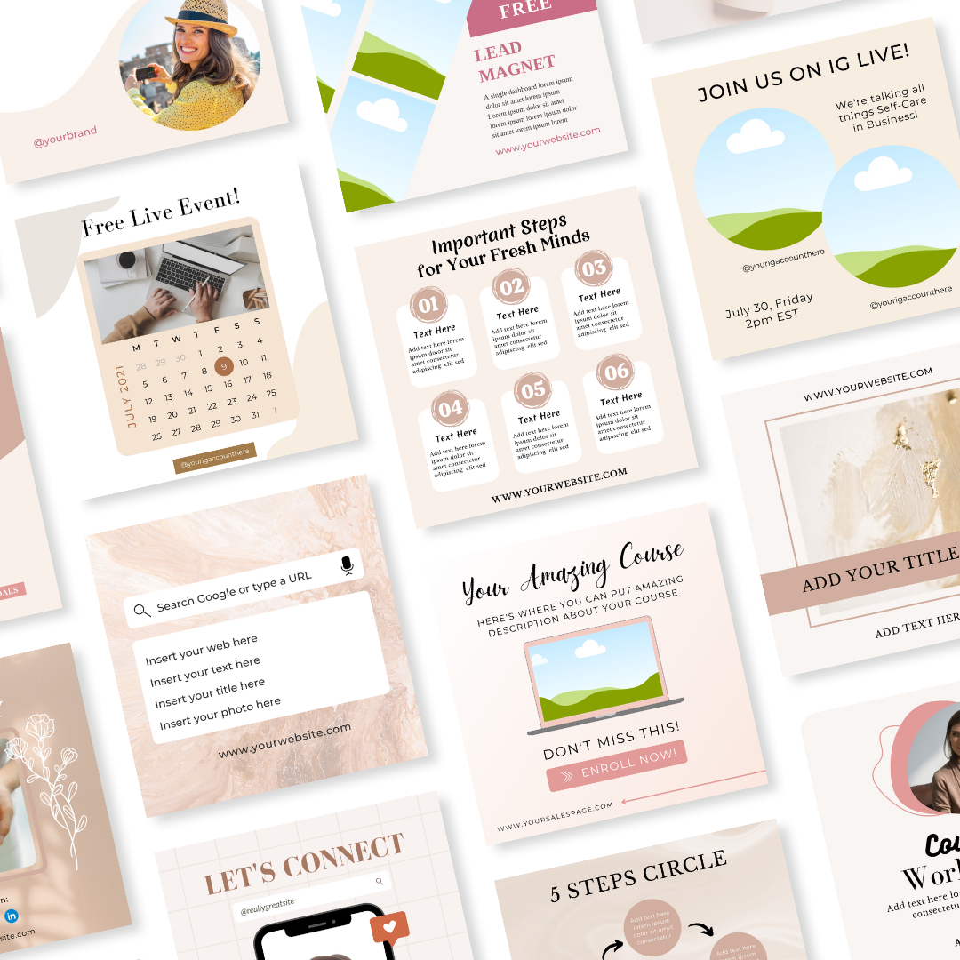 free canva templates instant download design bundles